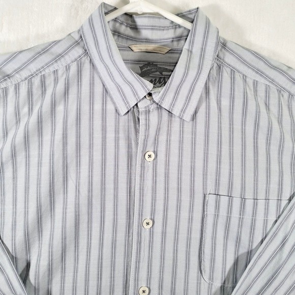 Tommy Bahama Long Sleeve Button Up Shirt Men's Large Striped Relax Casual Beach - Picture 2 of 12